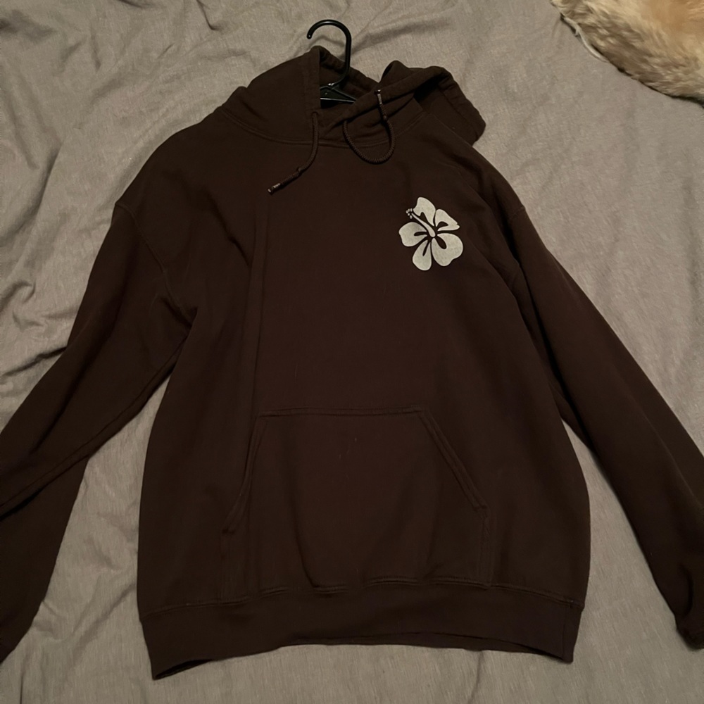brown beach hoodie